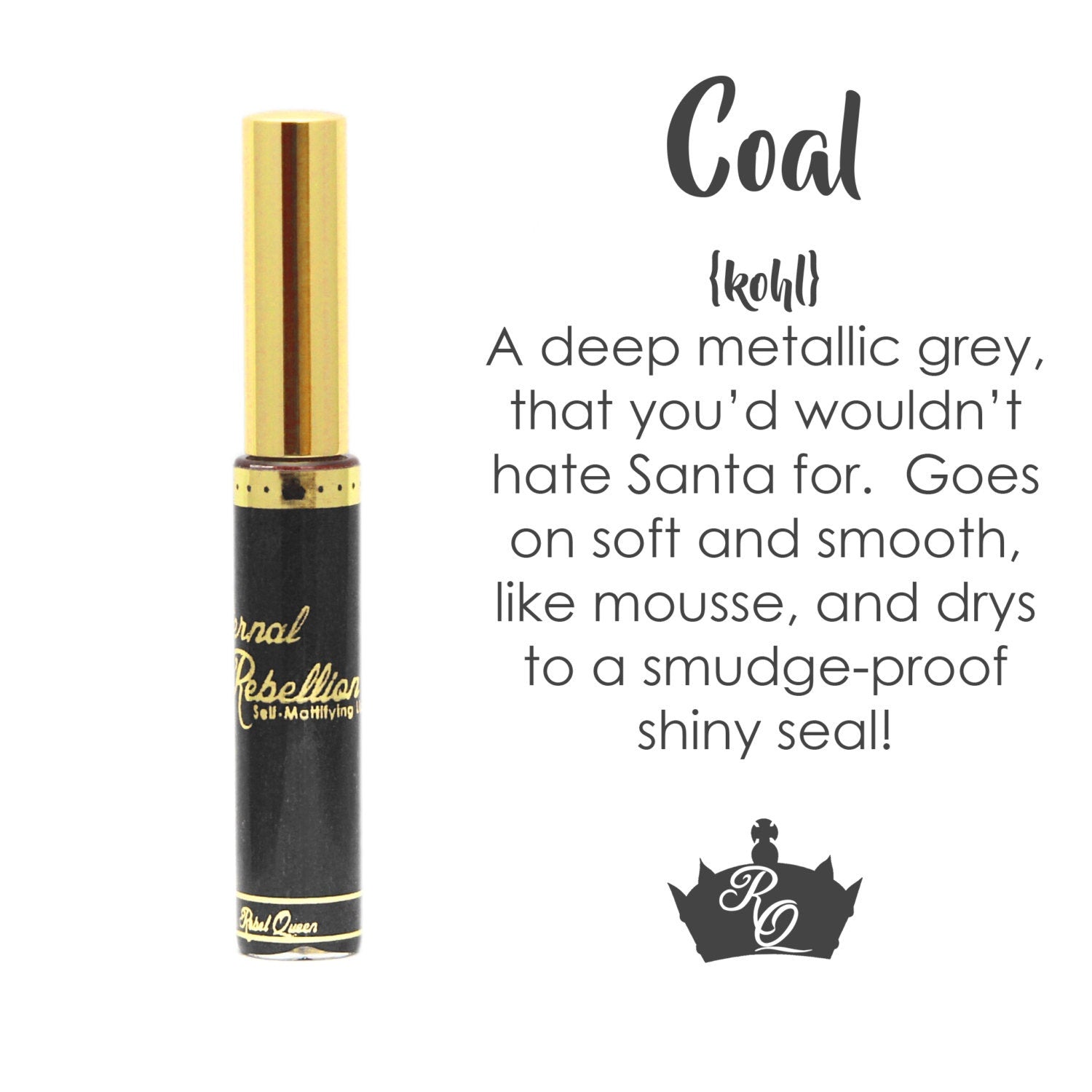 COAL || Eternal Rebellion || Matte Liquid Lipstick