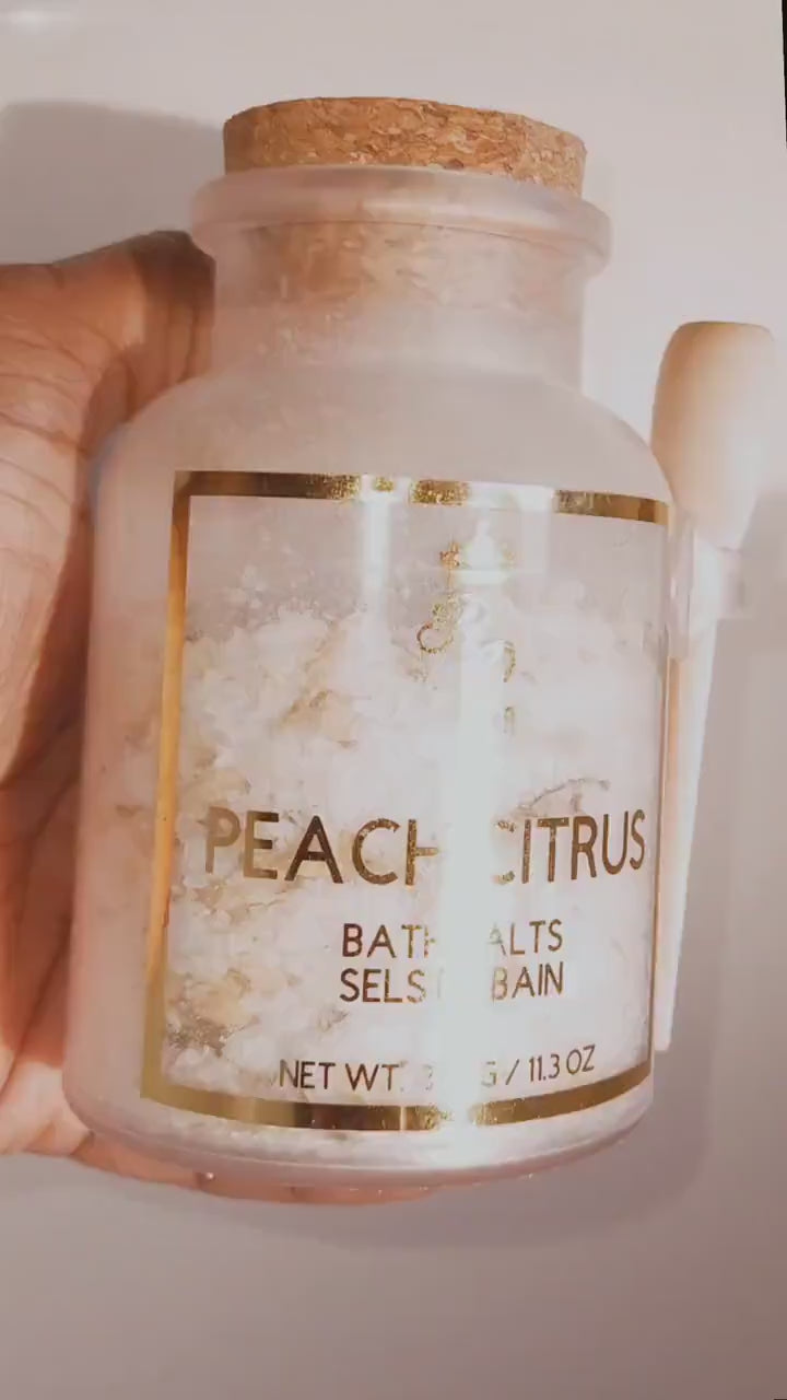PEACH CITRUS  || RQ Skin || Spa Bath Salts